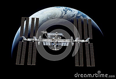 International Space Station Stock Photo