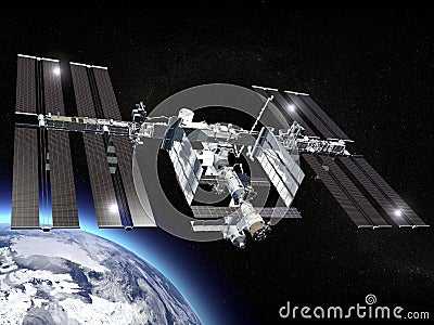 International Space Station. Nasa Stock Photo