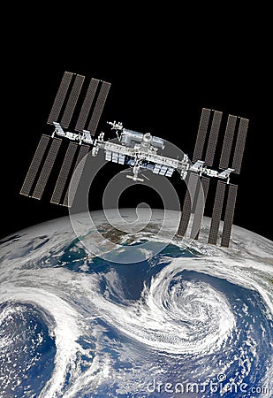 International Space Station Stock Photo