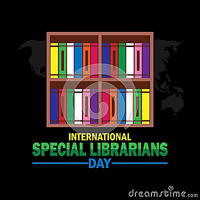 International Special Librarians Day, background Stock Photo