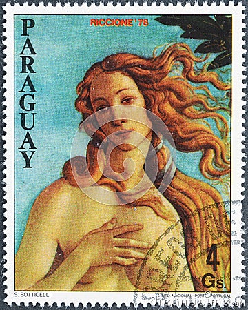 International Stamp Exhibition Riccione '78 Editorial Stock Photo