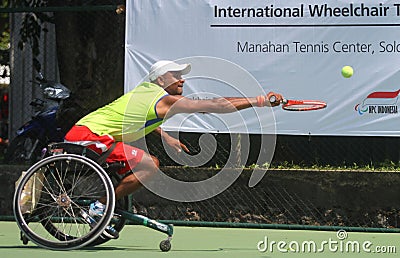 International tennis wheelchair championship Editorial Stock Photo