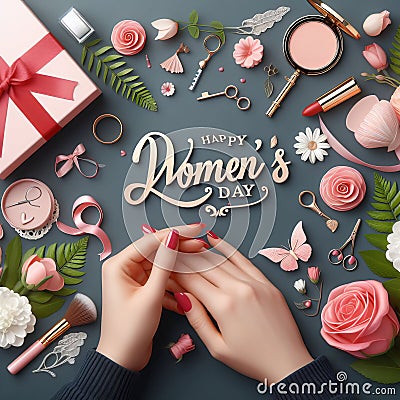 International Women's Day concept background Stock Photo