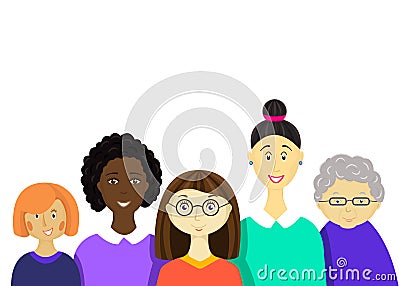 International Women`s Day Vector Illustration