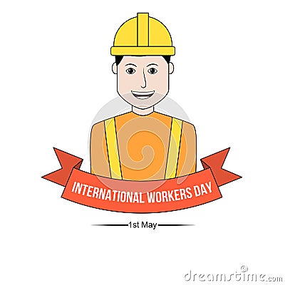 International workers day banner Vector Illustration