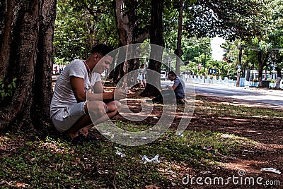 Internet arrives to Cuba Editorial Stock Photo