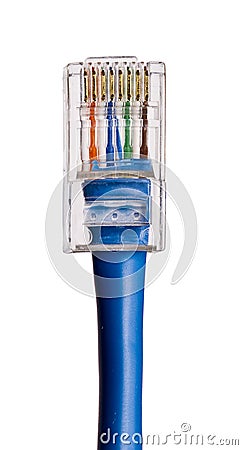 Internet cable Stock Photo