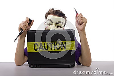 Internet censorship Stock Photo