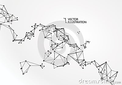 Abstract sense of science and technology graphic design. Vector Illustration