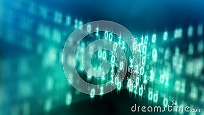 Internet data code concept Stock Photo