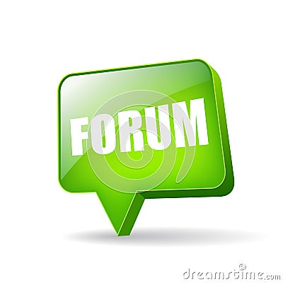 Internet forum icon Vector Illustration