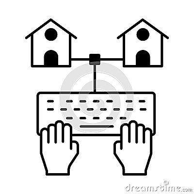 Internet Glyph Style vector icon which can easily modify or edit Vector Illustration