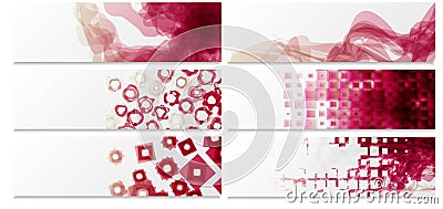 Internet header Vector Illustration