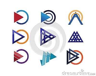 Internet ikon logo vector design Vector Illustration