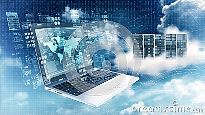 Internet information technology concept Stock Photo