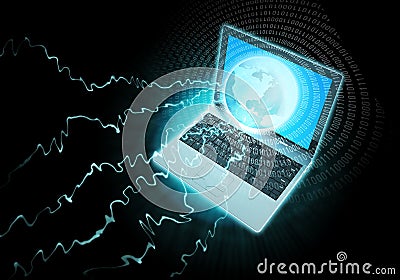 Internet and information technology concept Stock Photo