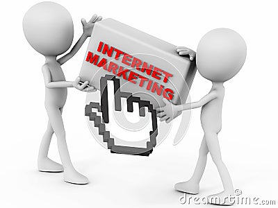 Internet marketing Stock Photo