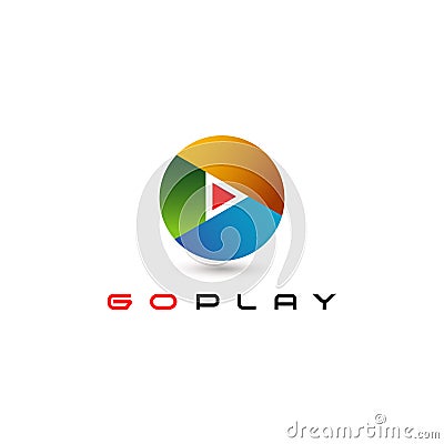Internet Media Play Logo Sign Symbol Icon Editorial Stock Photo