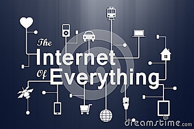 Internet of overything concept Stock Photo