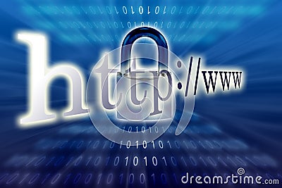 Internet security. Stock Photo