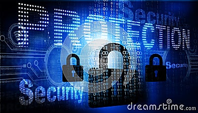 Internet Security concept Stock Photo