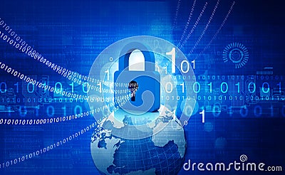 Internet security concept Stock Photo