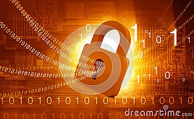 Internet security concept Stock Photo