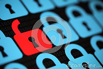 Internet security Stock Photo