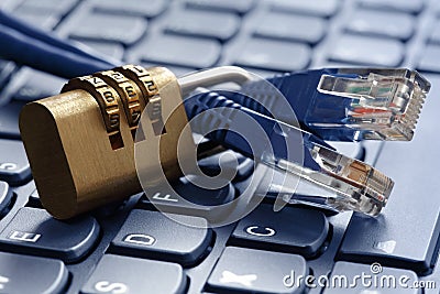 Internet security Stock Photo