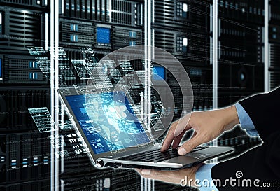Internet Server Programming Technology Concept Stock Photo