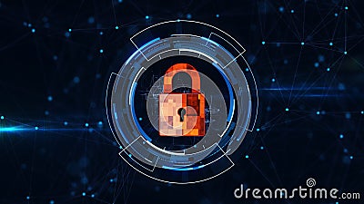 Security network concept Stock Photo