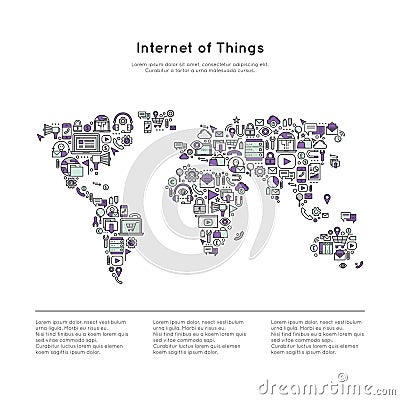 Internet of Things Concept Vector Illustration