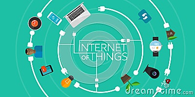 Internet of things Vector Illustration