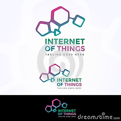 Internet Of Things Logotype Vector Illustration