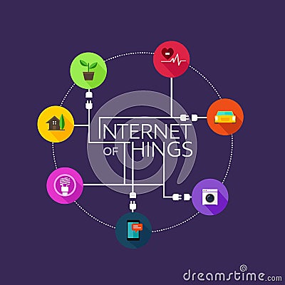 Internet of Things Vector Illustration