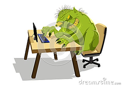 Internet Troll Stock Photo