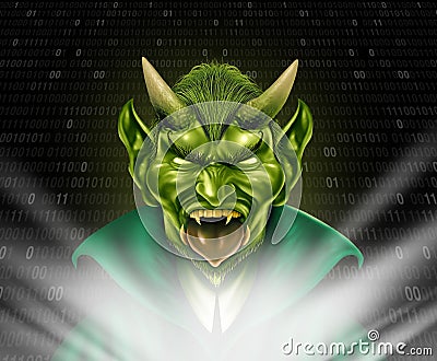 Internet Troll Stock Photo