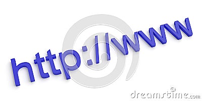 Internet web address url http www Stock Photo
