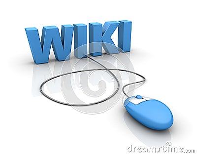 Internet Wiki Cartoon Illustration