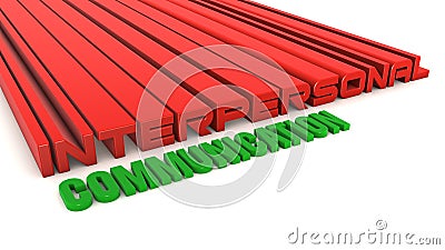 Interpersonal communication Stock Photo