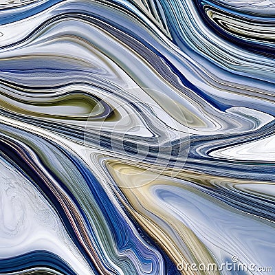 An interpretation of marble, with swirling textures and veins creating an elegant and refined look2, Generative AI Stock Photo