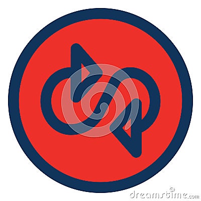 intersecting arrows, exchange Isolated Vector Icon which can be easily modified or edited Vector Illustration