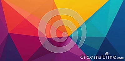 Intersecting colorful forms, sharp angles, smooth gradients, geometric, design, gradient design Stock Photo