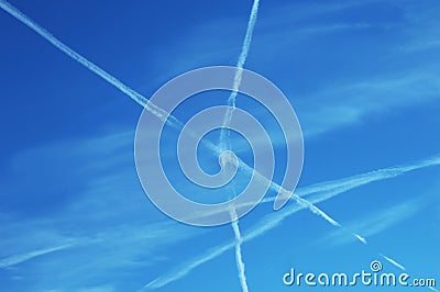 Intersecting lines Stock Photo