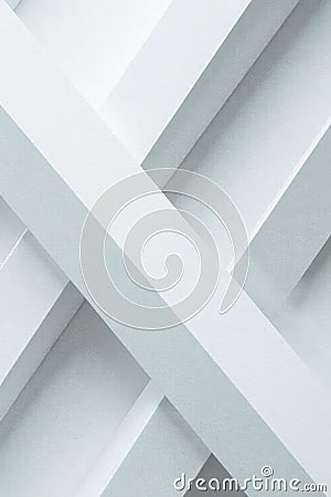 Intersecting white and gray stripes, creating a dynamic abstract effect , visual, canvas Cartoon Illustration