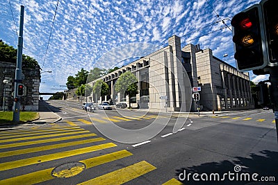 Intersection perspective Stock Photo