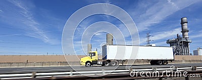 Interstate Trucking Stock Photo