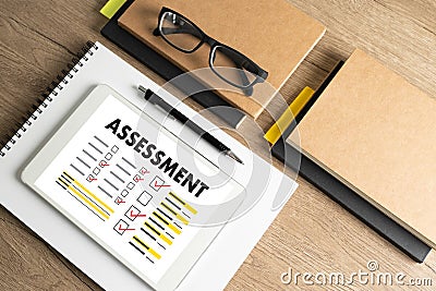 Interview assessment passed questionnaire Assessment Calculation Estimate Assessment Concept Stock Photo