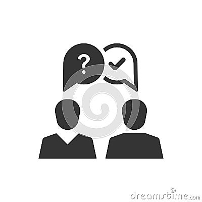 Interview icon Vector Illustration