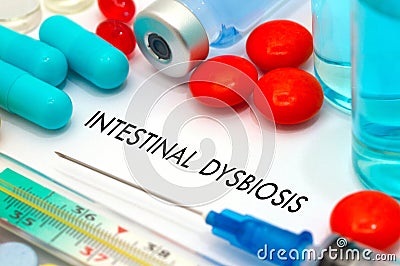 Intestinal dysbiosis Stock Photo